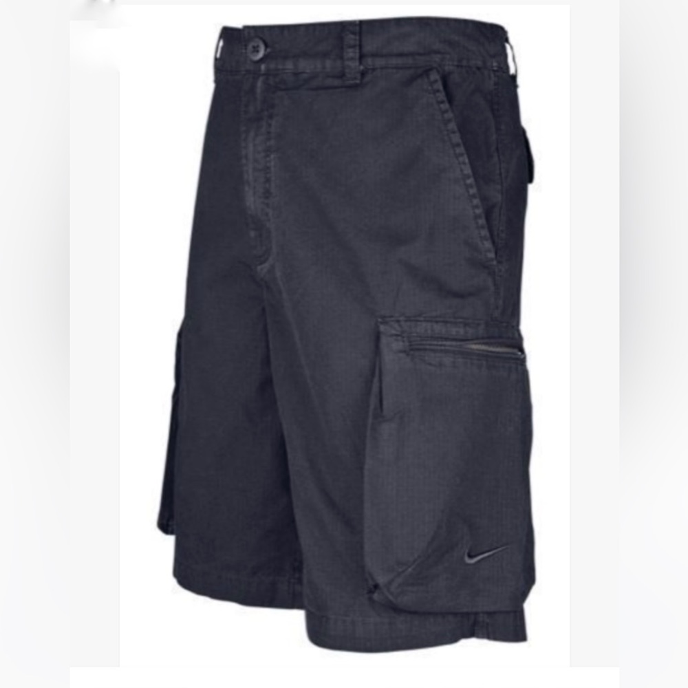 Nike Ripstop Woven Cargo Shorts Dark Gray. Size 38